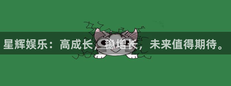 欧陆平台平台：星辉娱乐：高成长，稳增长，未来值得期待。