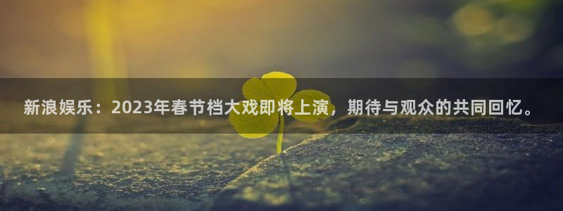 欧陆平台体育注册平台：新浪娱乐：2023年春节档大戏即将上演，期待与观众的共同回