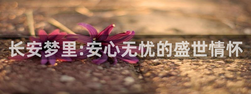 欧陆平台招商：长安梦里:安心无忧的盛世情怀